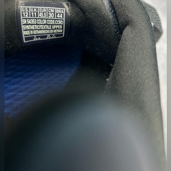 Skechers Men's Quick Fit Athletic Running Logo Shoes Lace Black Size 12‎ - Picture 10 of 11